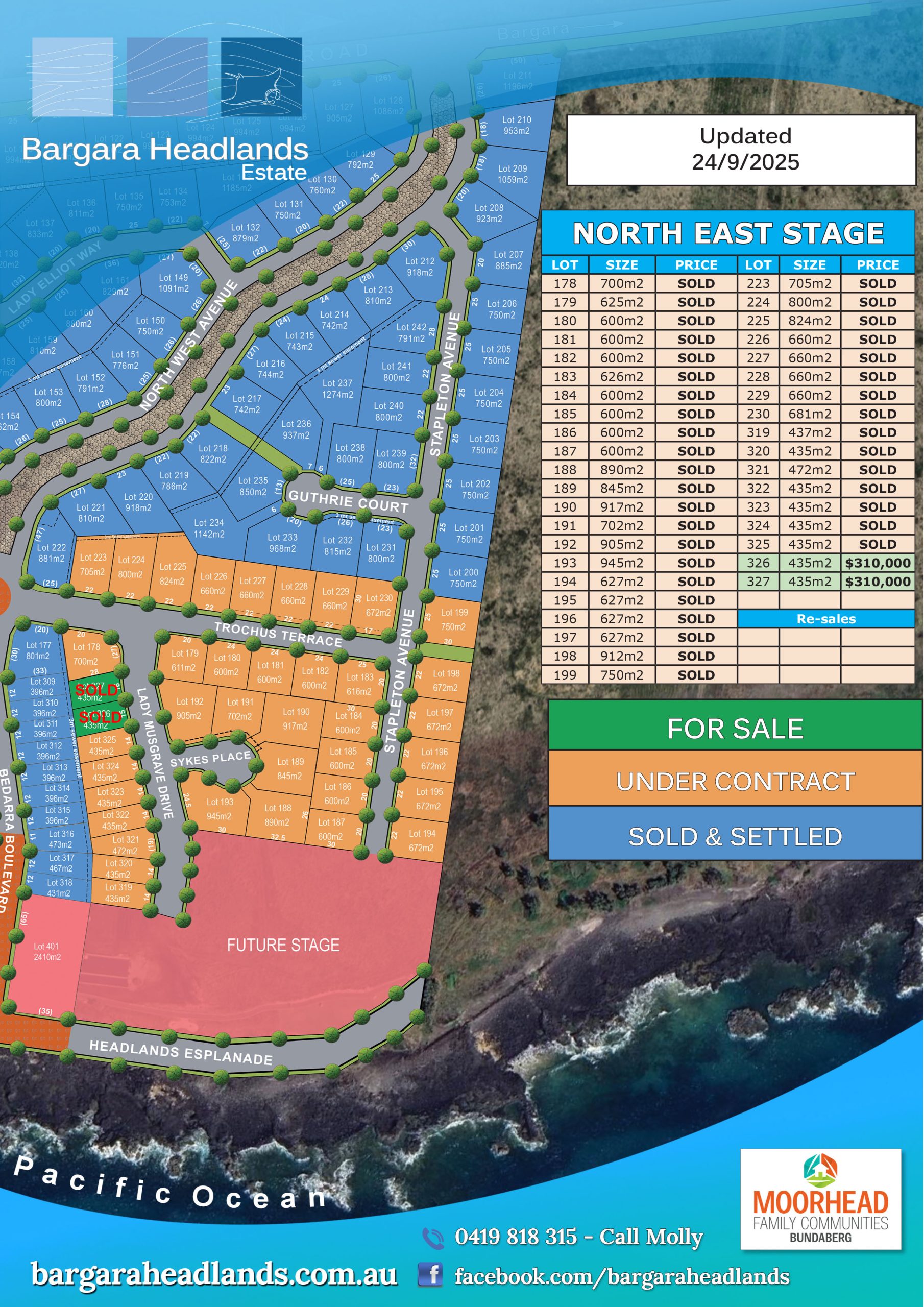 Bargara Headlands - Plan & Price List - Jan 2026